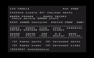 Hammurabi - Ekonomia Feudalna atari screenshot